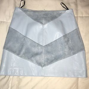 Baby blue skirt